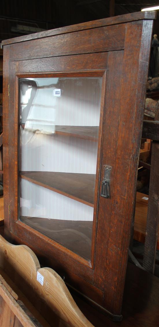 2 pine open bookcases